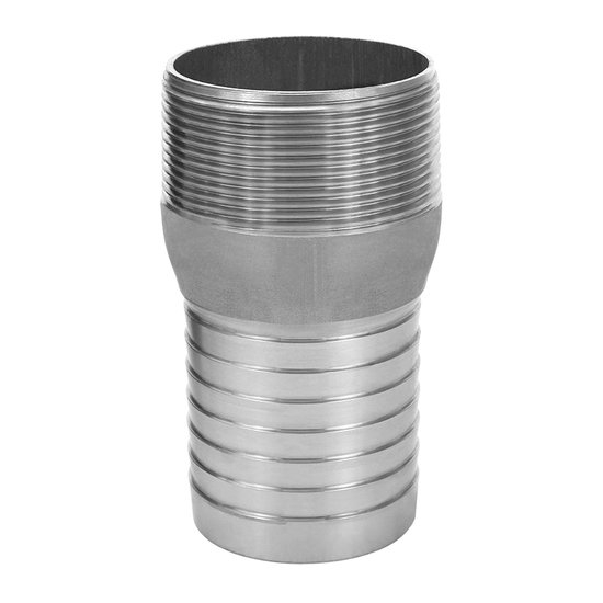 Seal Fast SF250BSPSS6 2-1/2 in Size 316 Stainless Steel Male BSPT Combination Nipple Fitting