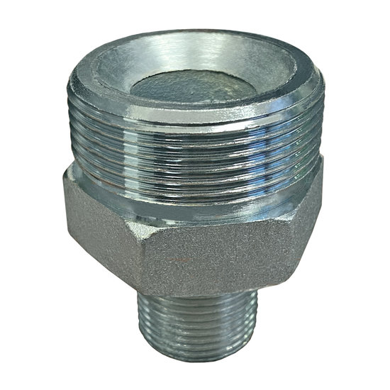 Seal Fast SFGJ150M 1-1/2 in Size Plated Iron Ground Joint Male Spud