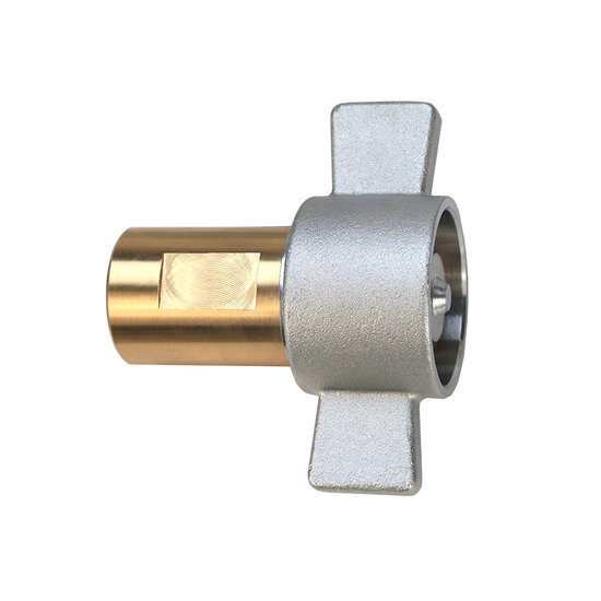 Seal Fast WNQD-12-F 3/4 in Body Size Carbon Steel Wing Nut Quick Connect Hydraulic Socket
