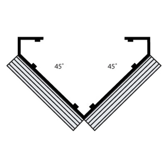 Signal-Tech 19124 AM1212DUAL 1212 Dual Angle Mount 45 Degree