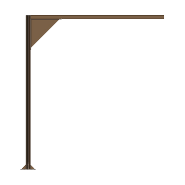 Signal-Tech 21634 MAP120B12 Mast Arm Post Mount with Base Plate