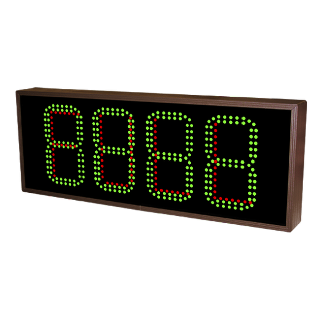 Signal-Tech 24285 SA1026GR-F286/120-277VAC "4-Digit LED Counting Display (Seven Segment), Green & Red" Space Available Sign