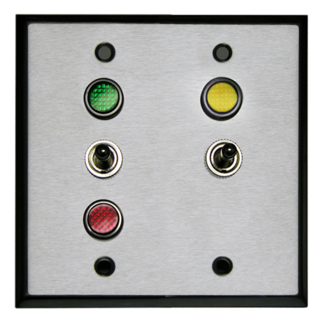 Signal-Tech 28293 DG32-GRA SPDT/120VAC Double Gang Switch (1-SPST) (1-SPDT)