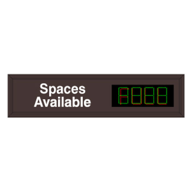 Signal-Tech 29442 SA1249GR-01/120-277VAC "Single Level Space Available" Space Available Sign