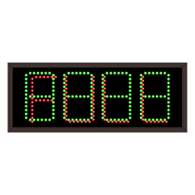 Signal-Tech 30140 SA718GR-01/12-24VDC "4-Digit LED Counting Display (Seven Segment), Green & Red" Space Available Sign