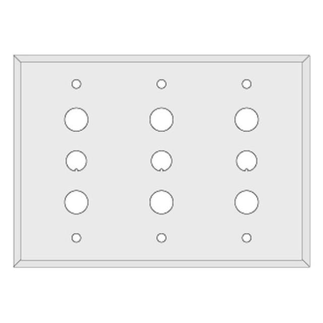 Signal-Tech 3099 SWP3 SWP3 Three Gang Switch Plate