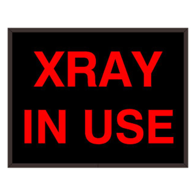 Signal-Tech 31249 SBL1418R-H773/120-277VAC "XRAY IN USE" Indoor Blank-out LED Backlit Sign