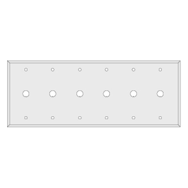 Signal-Tech 32647 SWP6 111111 6 Gang Switch Plate 111111