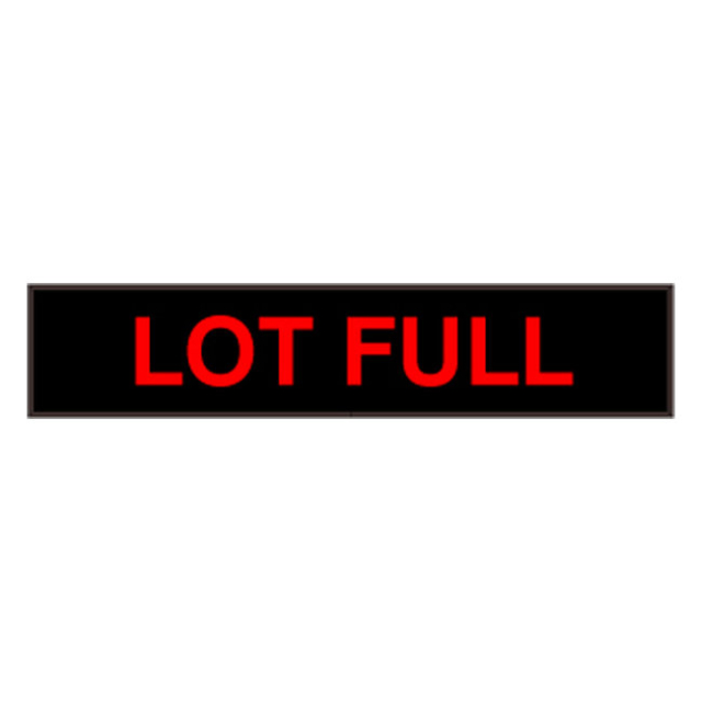 Signal-Tech 35050 PHX734R-145/120-277VAC "LOT FULL" Outdoor Blank-out LED Backlit Sign