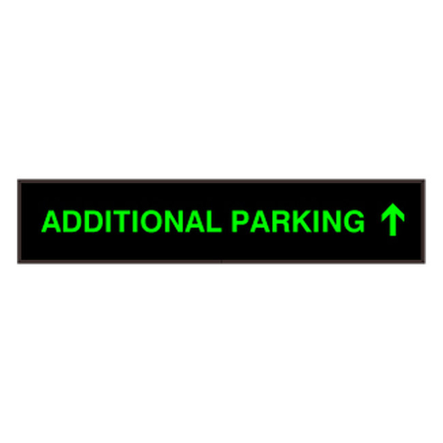Signal-Tech 36061 PHX734G-J069/120-277VAC "ADDITIONAL PARKING w/Up Arrow" Outdoor Blank-out LED Backlit Sign