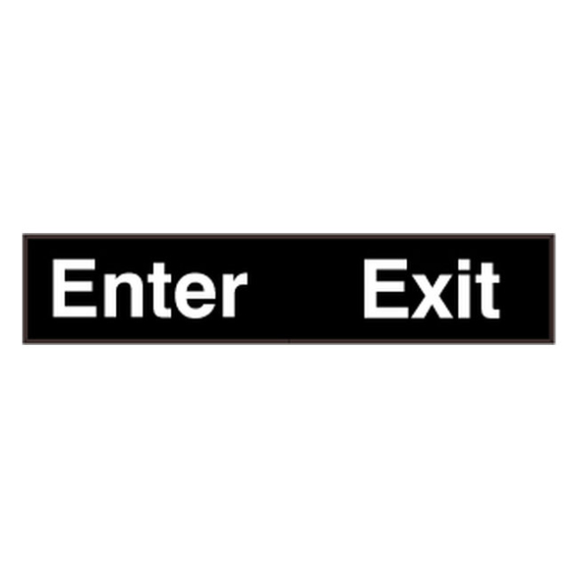 Signal-Tech 37726 PHX734WW-131/120-277VAC "ENTER | EXIT" Outdoor Blank-out LED Backlit Sign