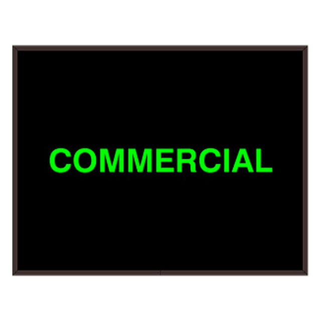 Signal-Tech 37860 PHX1418G-150/120-277VAC "COMMERCIAL" Outdoor Blank-out LED Backlit Sign