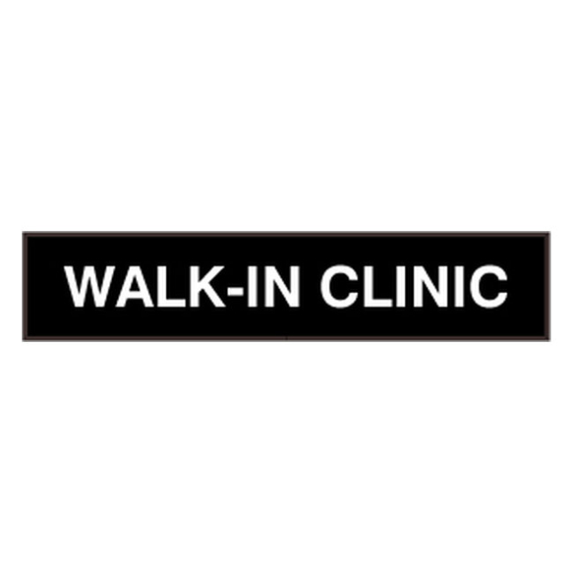 Signal-Tech 37924 PHX734W-J687/120-277VAC "WALK-IN CLINIC" Outdoor Blank-out LED Backlit Sign