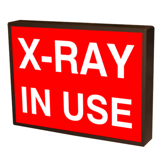 Signal-Tech 38720 SBLF811W-270R/120-277VAC "X-RAY IN USE" Indoor LED Backlit Sign