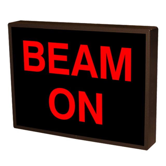 Signal-Tech 38786 SBL811R-A231/120-277VAC "BEAM ON" Indoor Blank-out LED Backlit Sign
