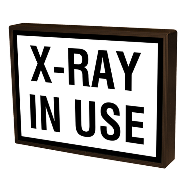 Signal-Tech 38835 SBLF811W-270K/120-277VAC "X-RAY IN USE" Indoor LED Backlit Sign