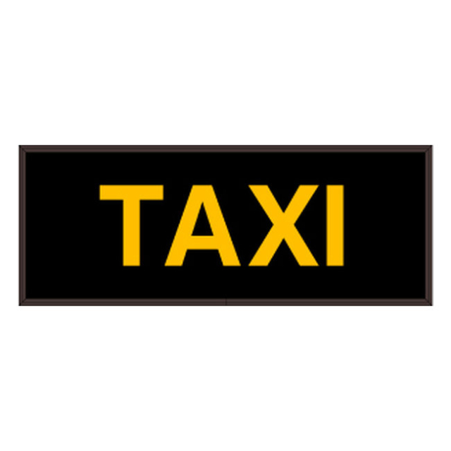 Signal-Tech 39613 PHX718A-A094/120-277VAC "TAXI" Outdoor Blank-out LED Backlit Sign