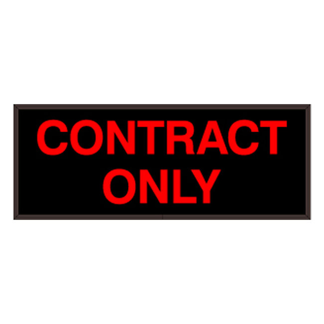 Signal-Tech 40915 PHX718R-B157/120-277VAC "CONTRACT ONLY" Outdoor Blank-out LED Backlit Sign