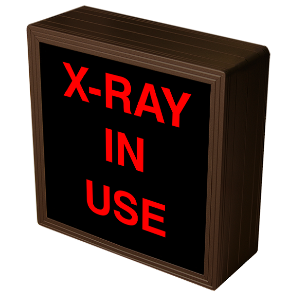 Signal-Tech 41615 SBL77R-270/12-24VDC "X-RAY IN USE" Indoor Blank-out LED Backlit Sign