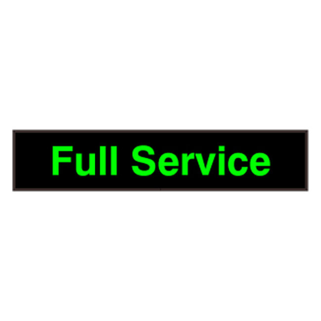 Signal-Tech 45299 PHX734G-I100/120-277VAC "Full Service" Outdoor Blank-out LED Backlit Sign
