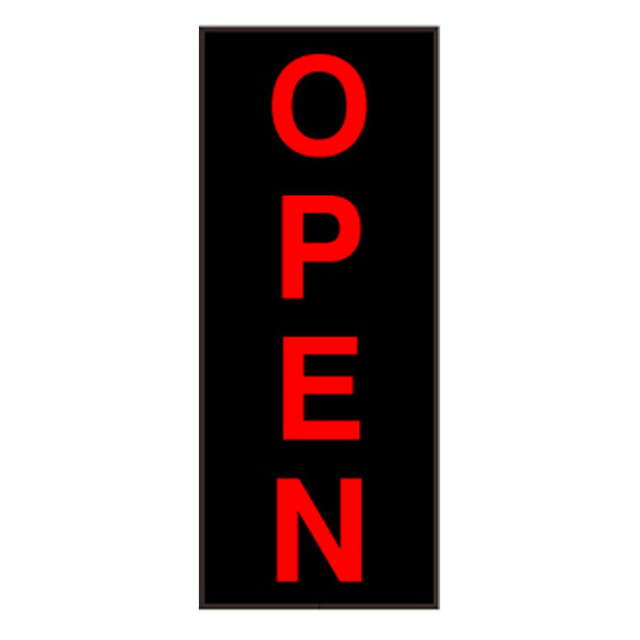 Signal-Tech 45396 PHX3414R-180/120-277VAC "OPEN" Outdoor Blank-out LED Backlit Sign