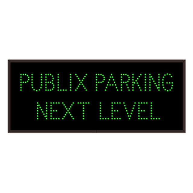Signal-Tech 48154 TCL1434G-M344/12-24VDC "PUBLIX PARKING NEXT LEVEL" Outdoor Blank-out LED Direct-view Sign