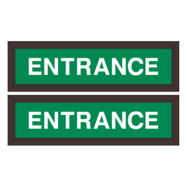 Signal-Tech 49883 PHXF1034DWW-310GG/120-277VAC "ENTRANCE | ENTRANCE" Outdoor LED Backlit Sign