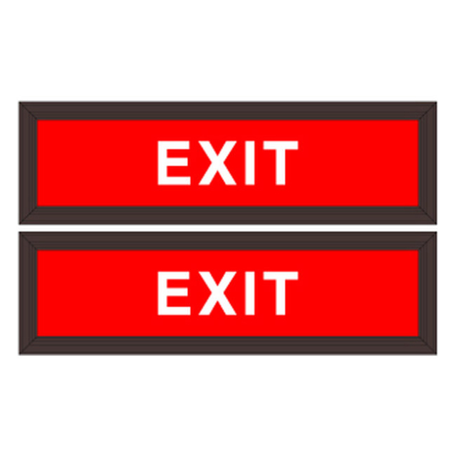 Signal-Tech 49884 PHXF1034DWW-190RR/120-277VAC "EXIT | EXIT" Outdoor LED Backlit Sign