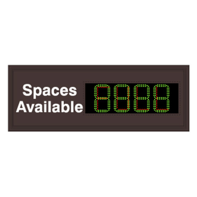 Signal-Tech 51950 SA1849GR-01/120-277VAC "Single Level Spaces Available" Space Available Sign