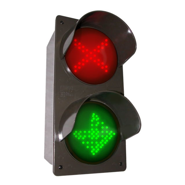 Signal-Tech 52176 TCILV-RGG-G095/120-277VAC LED traffic Controller X | Down Arrow | Right Arrow, Vertical, Red-Green-Green