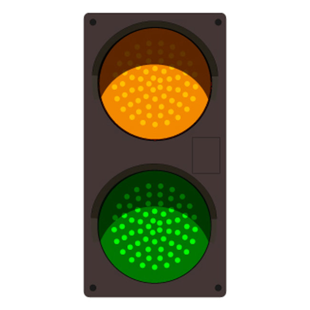 Signal-Tech 52231 TCILV-AG/120-277VAC LED Traffic Controller - Vertical, Amber-Green