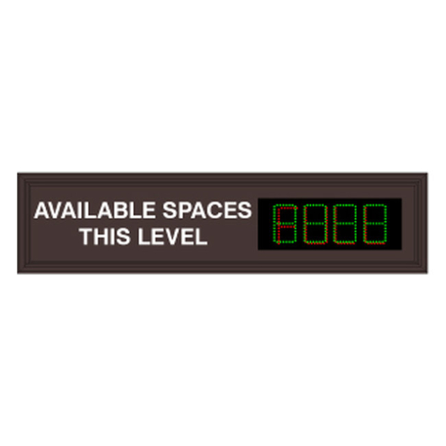 Signal-Tech 52323 SA1249GR-01-I519/120-277VAC "AVAILABLE SPACES THIS LEVEL" Space Available Sign