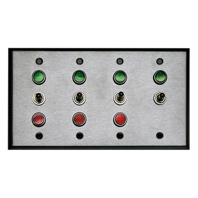 Signal-Tech 52408 FG3332 SPDT/12VDC 4 Gang Switch (1-SPST) (3-SPDT)