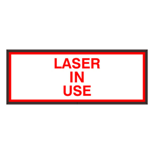Signal-Tech 52954 PHXF718W-193R/120-277VAC "LASER IN USE" Outdoor LED Backlit Sign
