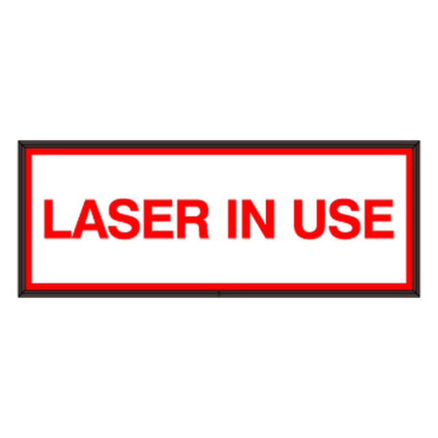 Signal-Tech 52967 PHXF718W-193R/120-277VAC "LASER IN USE" Outdoor LED Backlit Sign