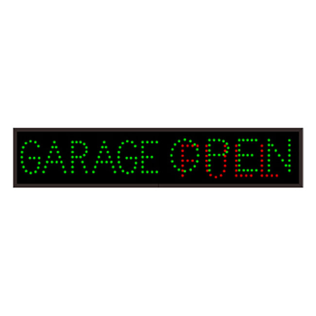 Signal-Tech 53545 TCL734GGR-A101/120-277VAC "GARAGE | OPEN | FULL" Outdoor Blank-out LED Direct-view Sign