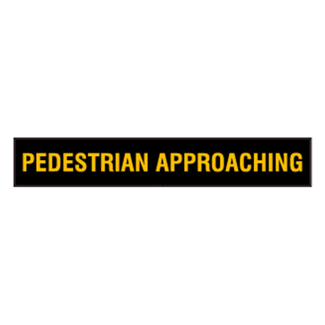 Signal-Tech 53548 PHX742A-N560/120-277VAC "PEDESTRIAN APPROACHING" Outdoor Blank-out LED Backlit Sign
