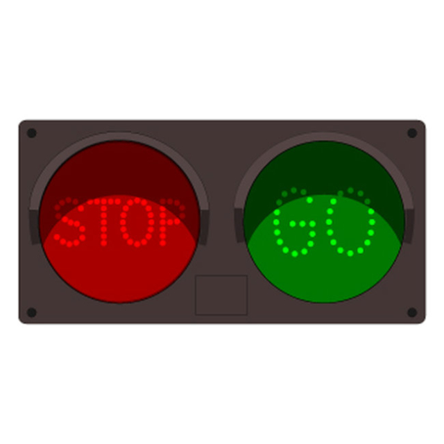 Signal-Tech 62804 TCILH-RG-A203/120-277VAC LED Traffic Controller STOP | GO