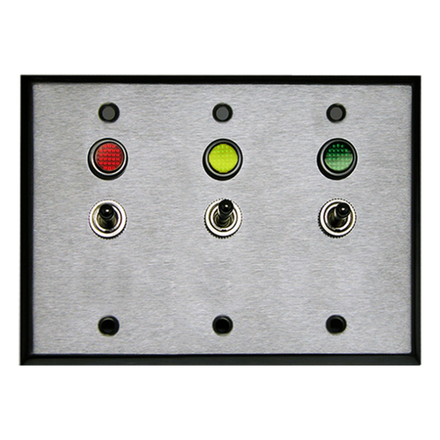 Signal-Tech 8763 TG222-RAG SPST/120VAC 3 Gang Switch (3-SPST)