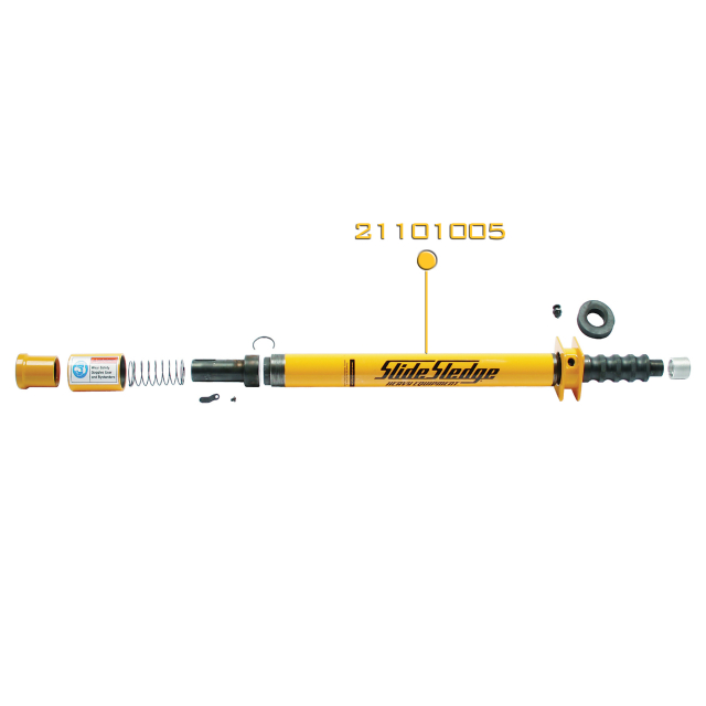 Slide Sledge 21101005 Drive Bar Tube for 9 Pound Multi-Head Hammer