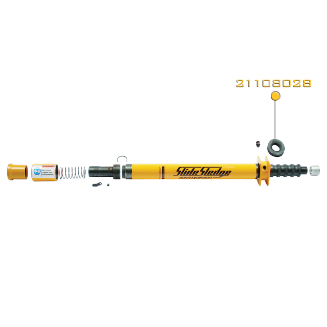 Slide Sledge 21108028 Drive Bar Rubber Hand Stop for 9 & 13 Pound Multi-Head Hammers