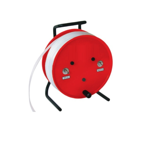 Solinst 114081 1/4" Dual Tubing Reel with 100ft Teflon-Lined Low-Density PolyethyleneTubing