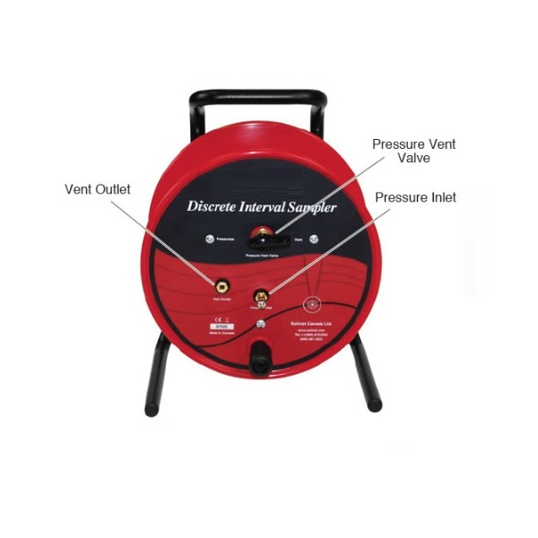 Solinst 115409 Power Reel Assembly for the Discrete Interval Sampler Externally Mounted Motor, 12V, 1/4" Tubing