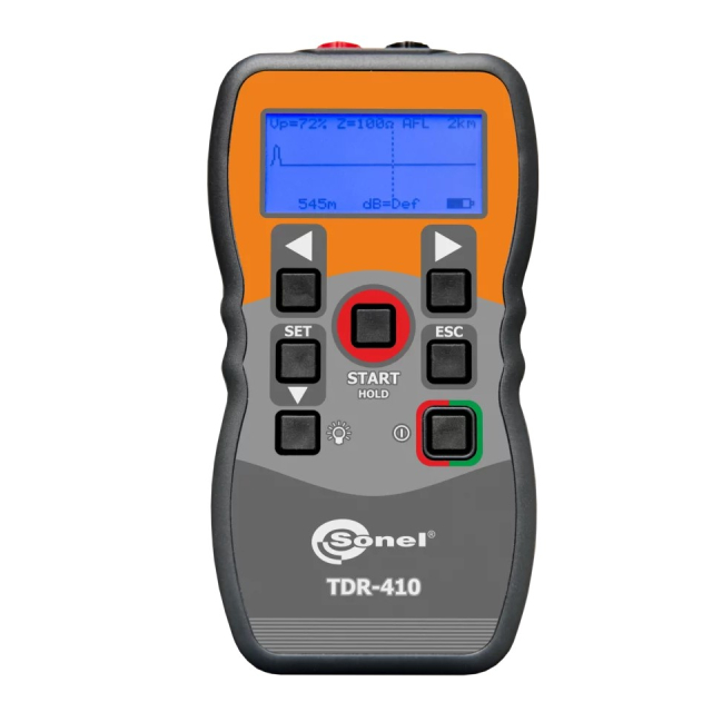 Fault Locators and Cable Tracers Sonel WMGBTDR410 TDR-410 Time Domain Reflectometer