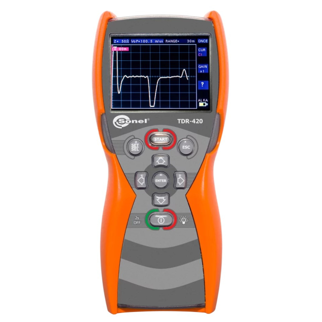 Fault Locators and Cable Tracers Sonel WMGBTDR420 TDR-420 Time Domain Reflectometer