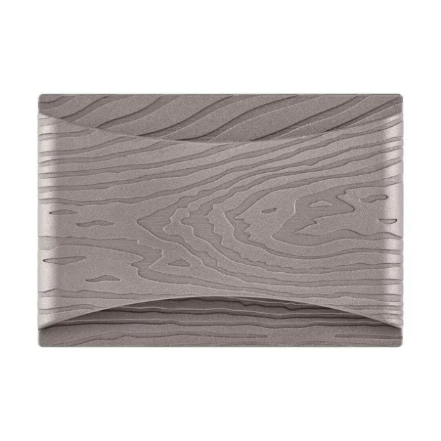 Terraa LDS-G1WRH3000K Low Voltage, Up / Down Deck Light, 50 Lm, 3000K, Rocky Harbor Rustic Gray