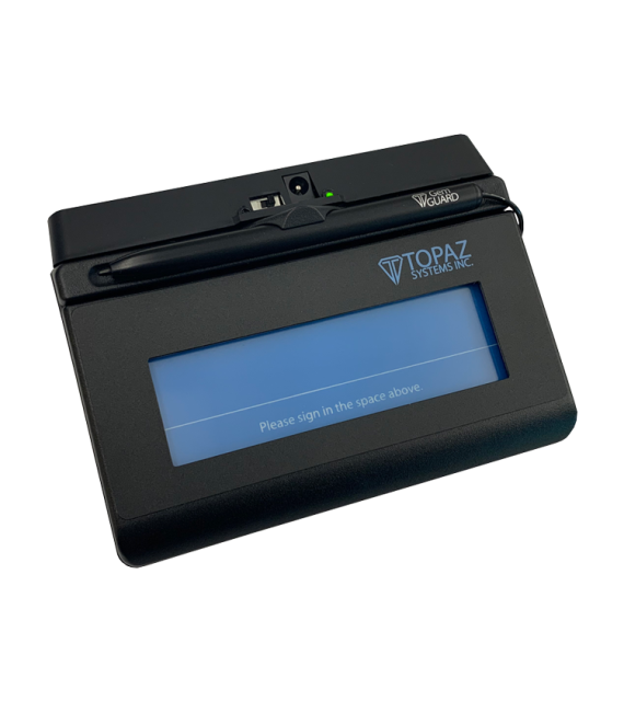 Topaz T-S460-BT2-R SigLite 1x5 Electronic Signature Pad (Bluetooth Wireless) with Software