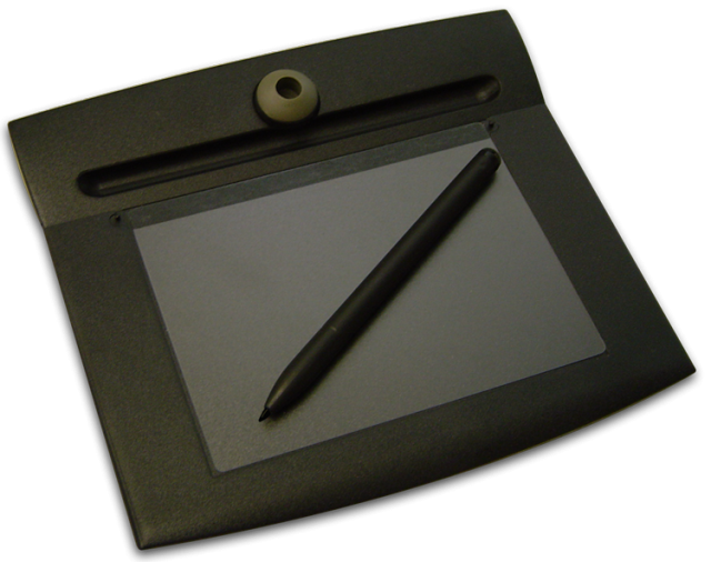 Topaz T-S751-HSB-R SignatureGem 4x5 Electronic Signature Pad (HID USB) with Software