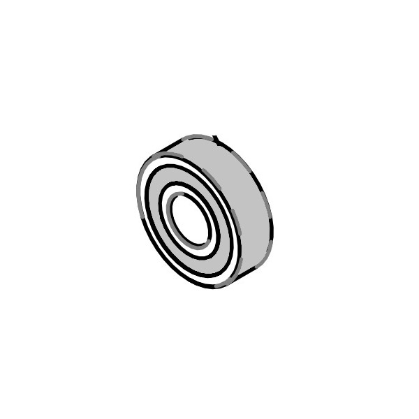 Trumpf 100849 Grooved Ball Bearing DIN 625 6000-2Z.C3