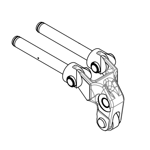 Trumpf 1663445 Left Lever without Housing for TruTool TSC 100 Slat Cleaner